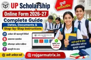 UP Scholarship Online Form 2026 27 Pre Matric and Dashmottar